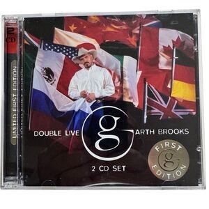 GARTH BROOKS DOUBLE LIVE 25 TRACK 2 CD SET - Limited First Edition
